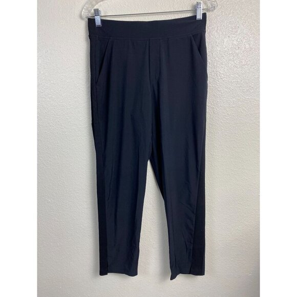 Athleta Black Brooklyn Mid Rise Ankle Utility Pants Size 6 Athleisure - Picture 3 of 16